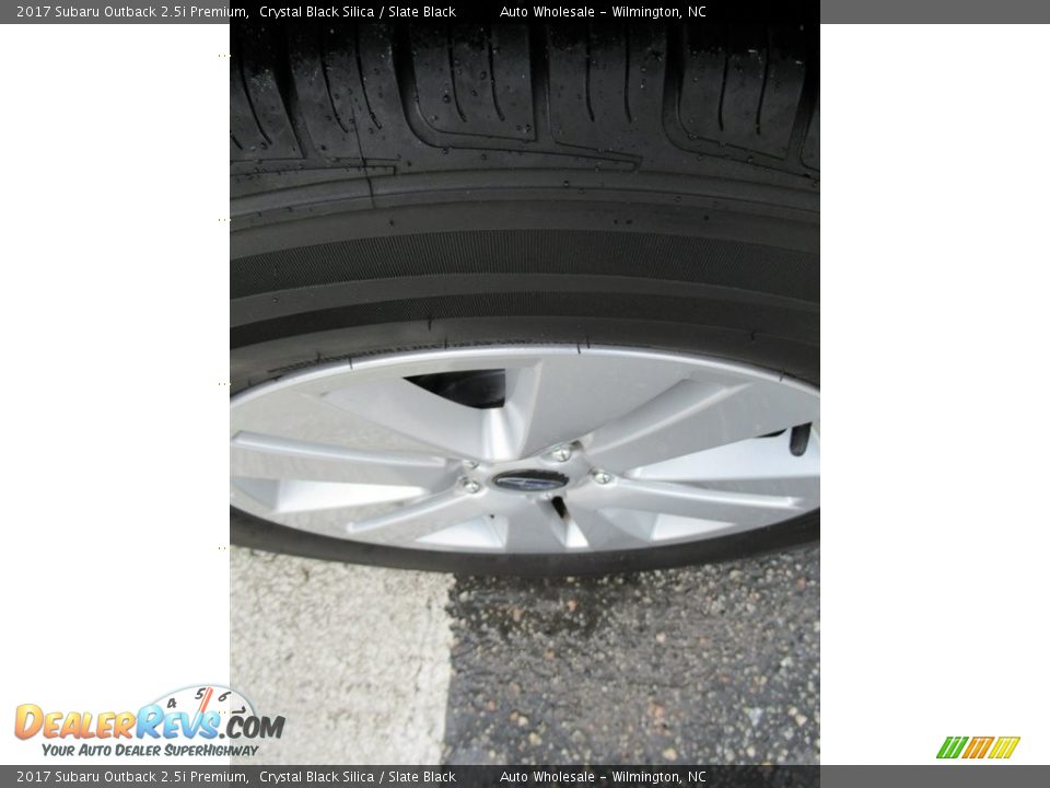 2017 Subaru Outback 2.5i Premium Crystal Black Silica / Slate Black Photo #10
