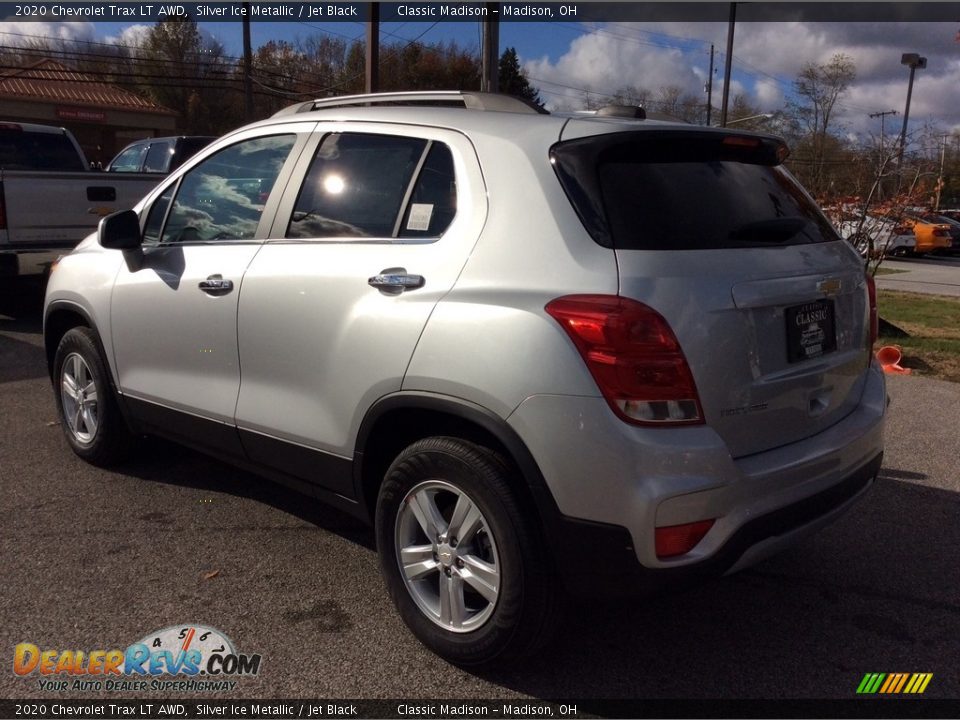 2020 Chevrolet Trax LT AWD Silver Ice Metallic / Jet Black Photo #7