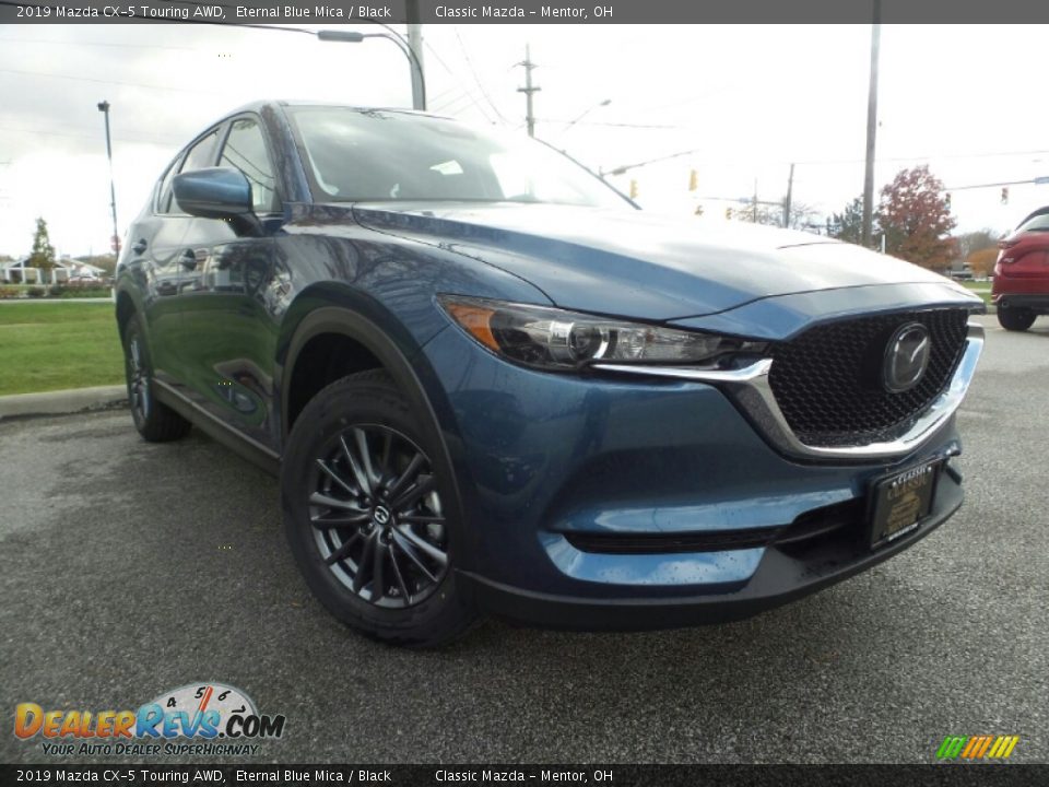 2019 Mazda CX-5 Touring AWD Eternal Blue Mica / Black Photo #1