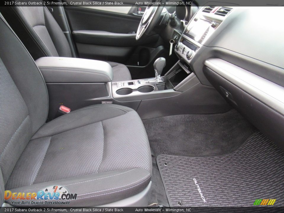 2017 Subaru Outback 2.5i Premium Crystal Black Silica / Slate Black Photo #13