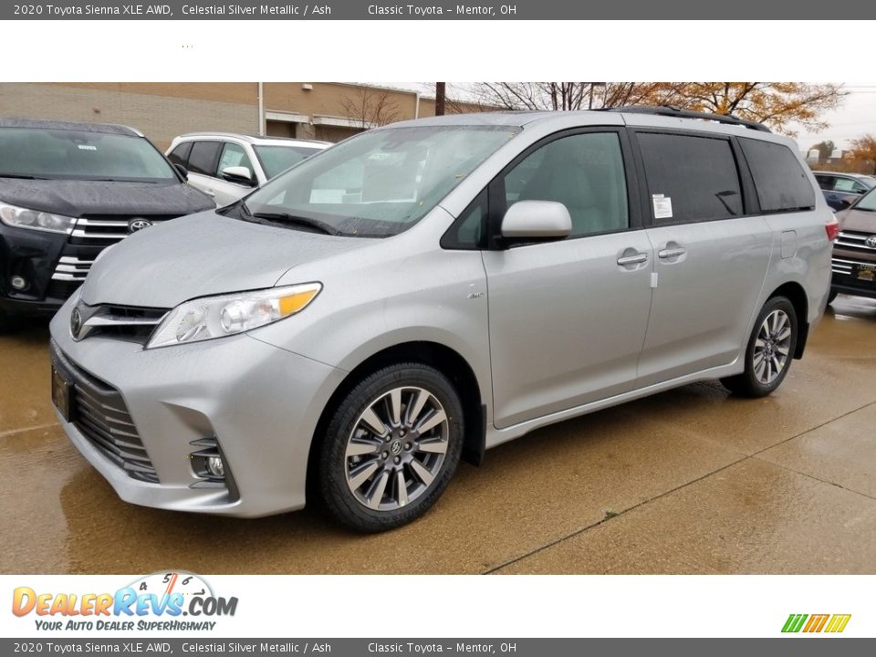 2020 Toyota Sienna XLE AWD Celestial Silver Metallic / Ash Photo #1