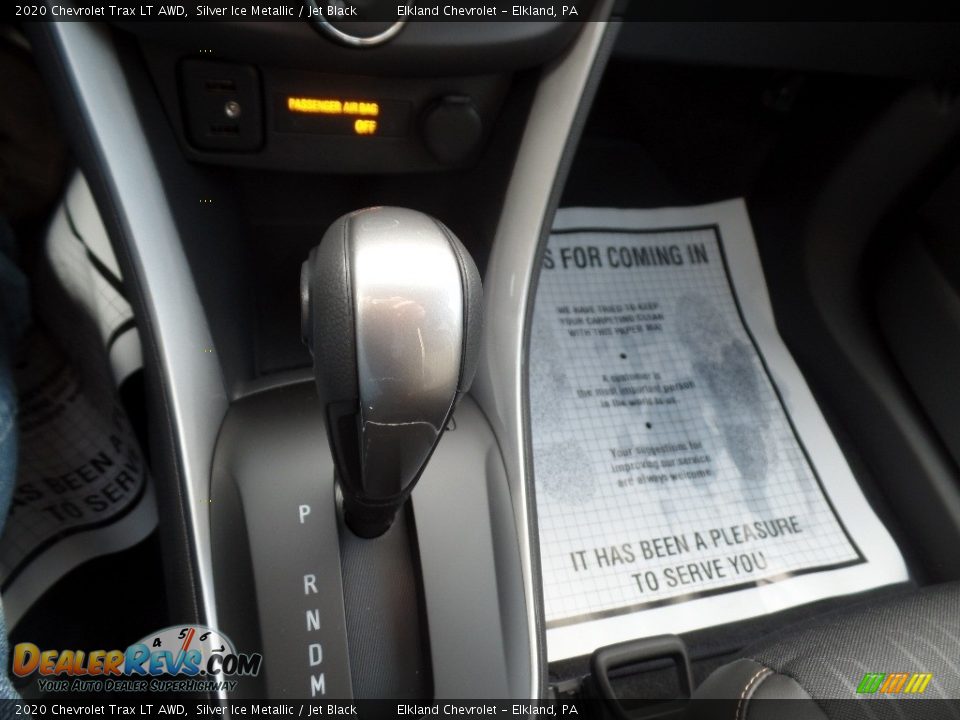 2020 Chevrolet Trax LT AWD Silver Ice Metallic / Jet Black Photo #33