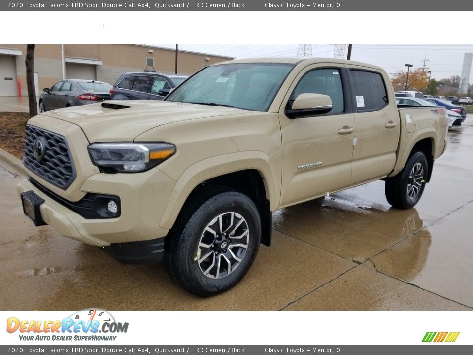 2020 Toyota Tacoma TRD Sport Double Cab 4x4 Quicksand / TRD Cement/Black Photo #1