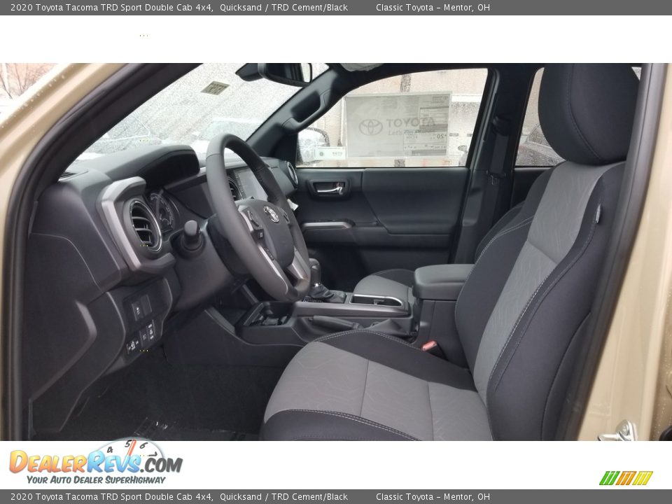 2020 Toyota Tacoma TRD Sport Double Cab 4x4 Quicksand / TRD Cement/Black Photo #2