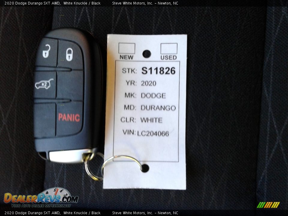 2020 Dodge Durango SXT AWD White Knuckle / Black Photo #36