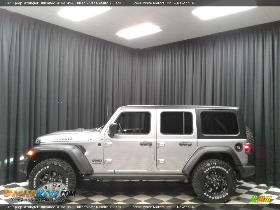 2020 Jeep Wrangler Unlimited Willys 4x4 Billet Silver Metallic / Black Photo #1
