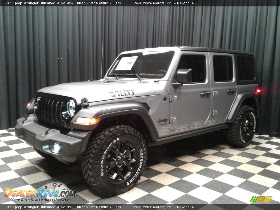 2020 Jeep Wrangler Unlimited Willys 4x4 Billet Silver Metallic / Black Photo #2