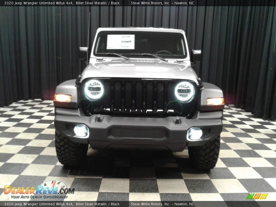 2020 Jeep Wrangler Unlimited Willys 4x4 Billet Silver Metallic / Black Photo #3