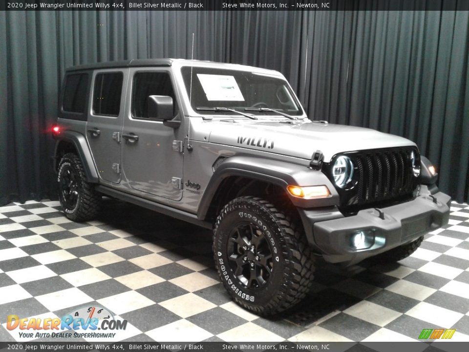 2020 Jeep Wrangler Unlimited Willys 4x4 Billet Silver Metallic / Black Photo #4