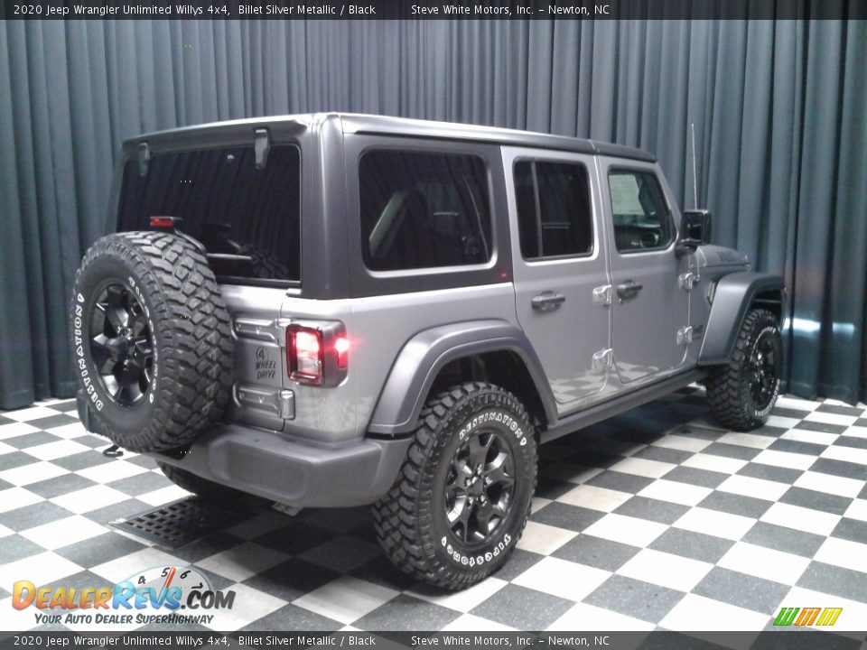 2020 Jeep Wrangler Unlimited Willys 4x4 Billet Silver Metallic / Black Photo #6