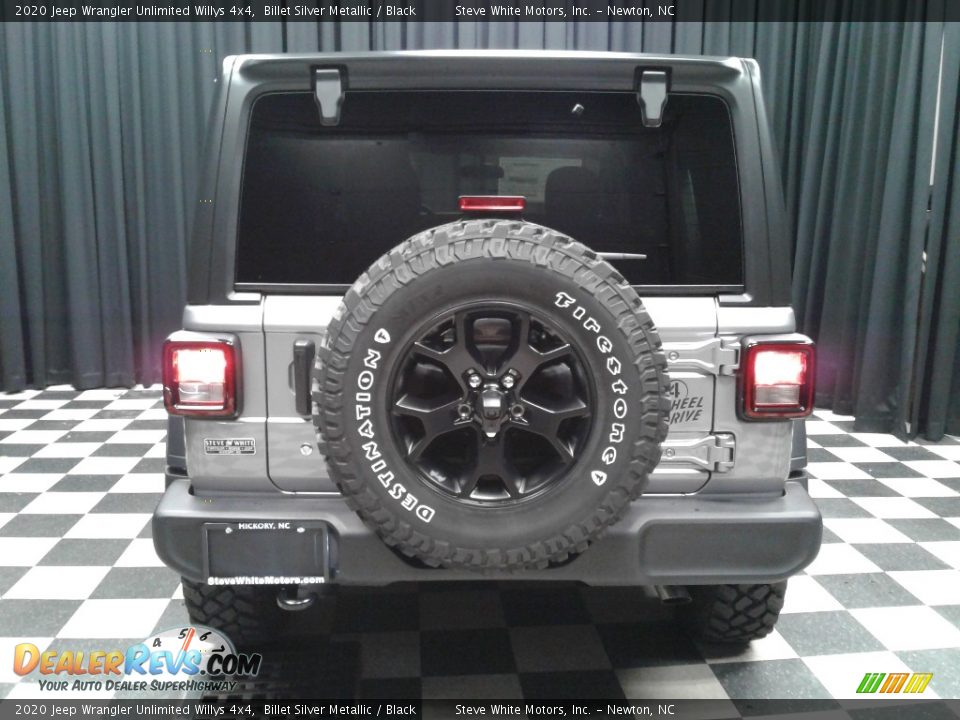2020 Jeep Wrangler Unlimited Willys 4x4 Billet Silver Metallic / Black Photo #7