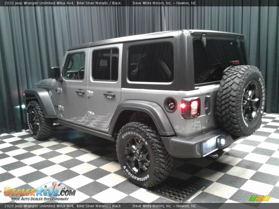 2020 Jeep Wrangler Unlimited Willys 4x4 Billet Silver Metallic / Black Photo #8