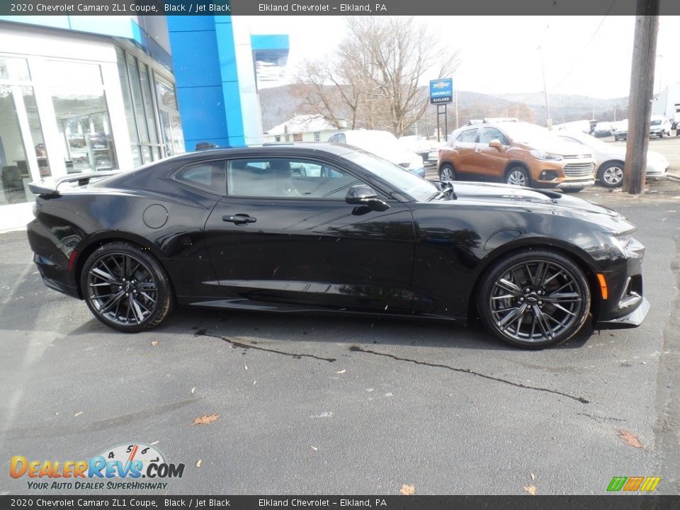 2020 Chevrolet Camaro ZL1 Coupe Black / Jet Black Photo #3