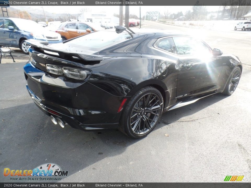 2020 Chevrolet Camaro ZL1 Coupe Black / Jet Black Photo #4