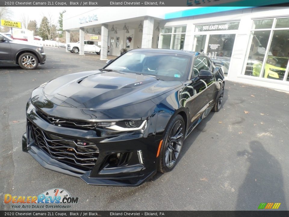 2020 Chevrolet Camaro ZL1 Coupe Black / Jet Black Photo #12