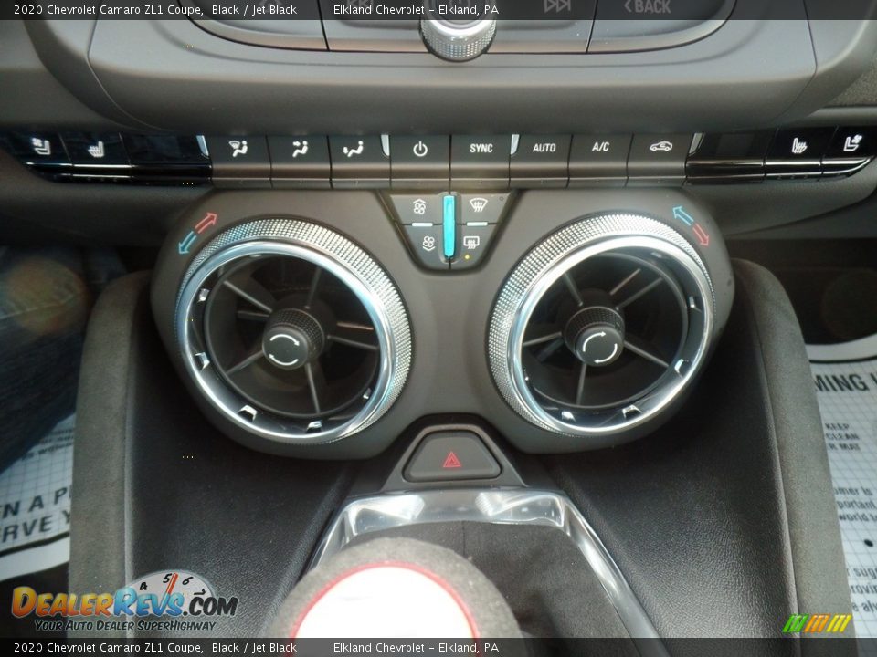 2020 Chevrolet Camaro ZL1 Coupe Black / Jet Black Photo #36