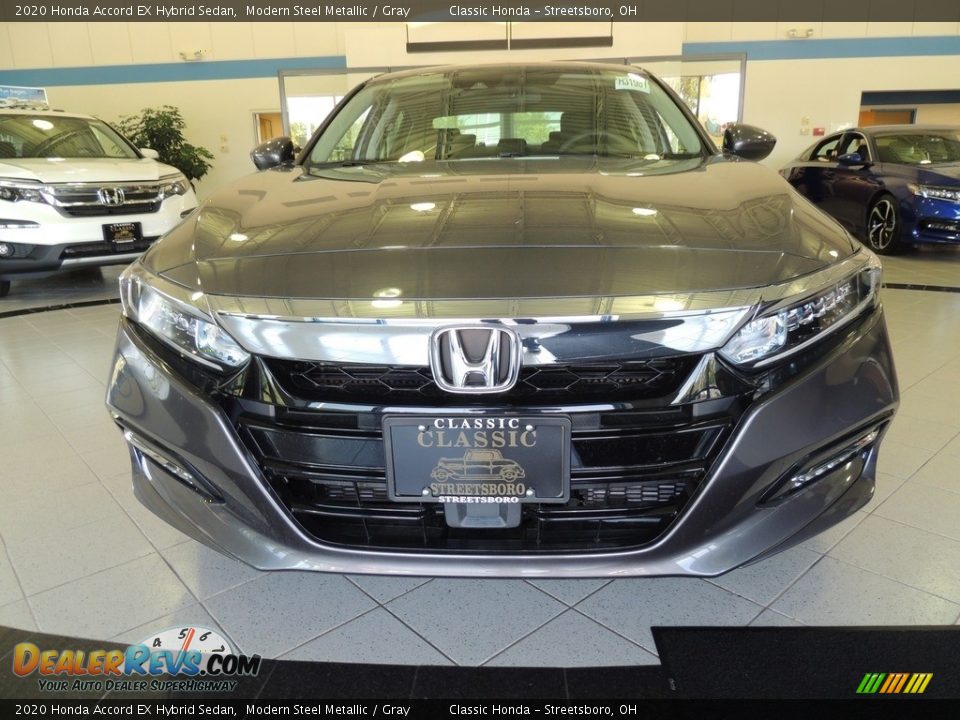 2020 Honda Accord EX Hybrid Sedan Modern Steel Metallic / Gray Photo #2