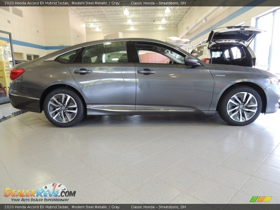 2020 Honda Accord EX Hybrid Sedan Modern Steel Metallic / Gray Photo #4