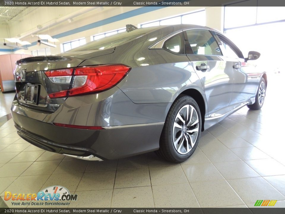 2020 Honda Accord EX Hybrid Sedan Modern Steel Metallic / Gray Photo #5