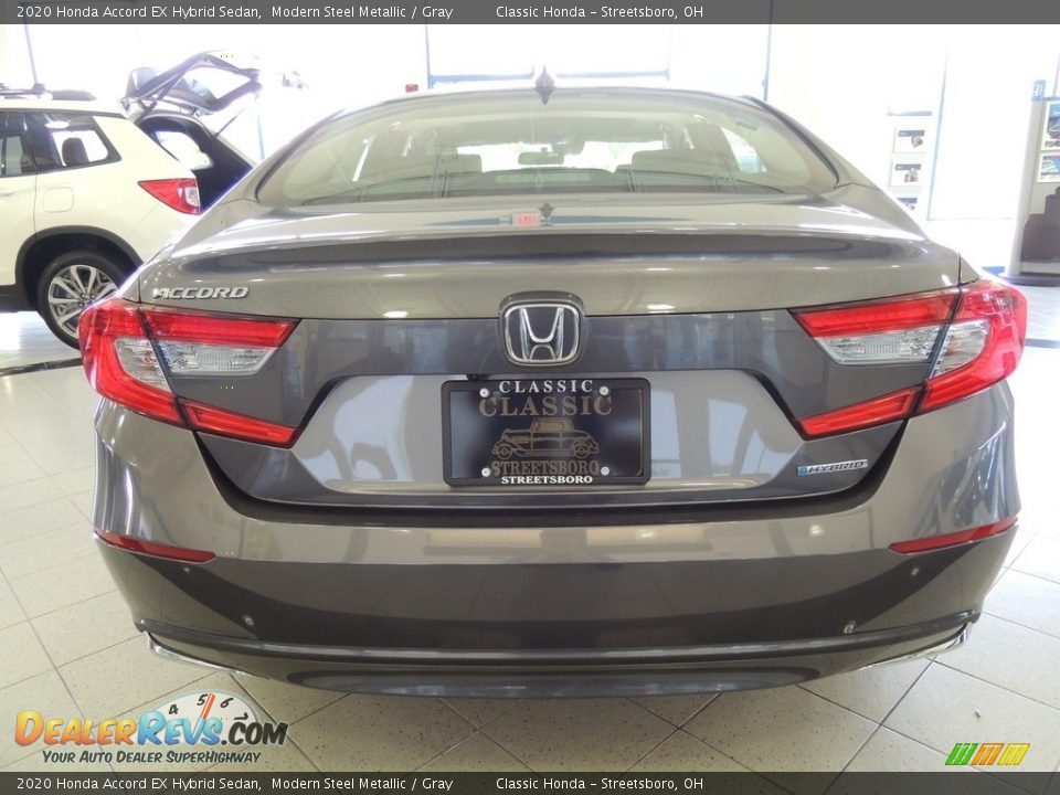 2020 Honda Accord EX Hybrid Sedan Modern Steel Metallic / Gray Photo #6