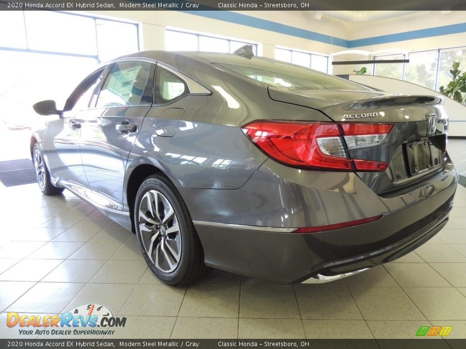 2020 Honda Accord EX Hybrid Sedan Modern Steel Metallic / Gray Photo #7
