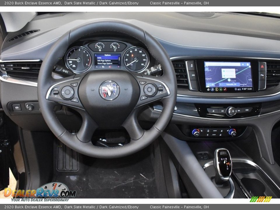2020 Buick Enclave Essence AWD Dark Slate Metallic / Dark Galvinized/Ebony Photo #10