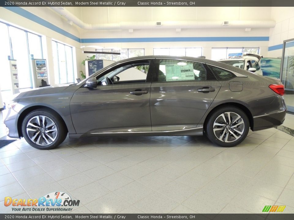 2020 Honda Accord EX Hybrid Sedan Modern Steel Metallic / Gray Photo #8