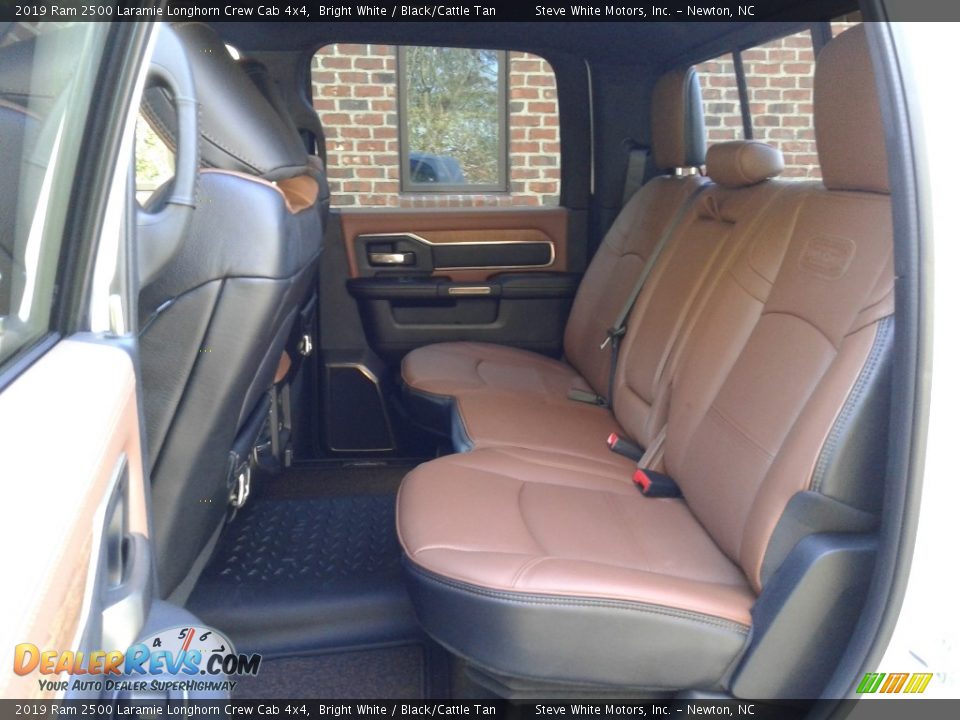 Rear Seat of 2019 Ram 2500 Laramie Longhorn Crew Cab 4x4 Photo #11