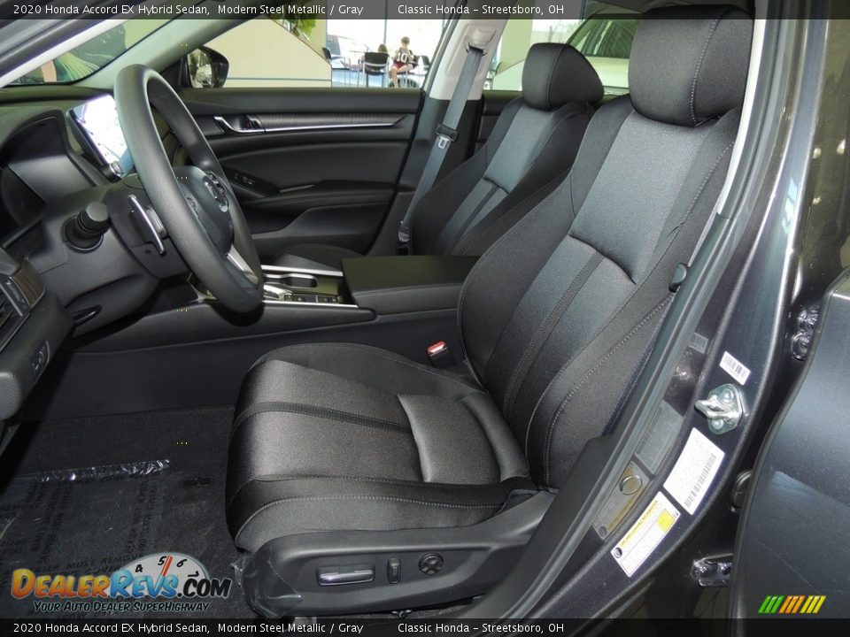 2020 Honda Accord EX Hybrid Sedan Modern Steel Metallic / Gray Photo #12