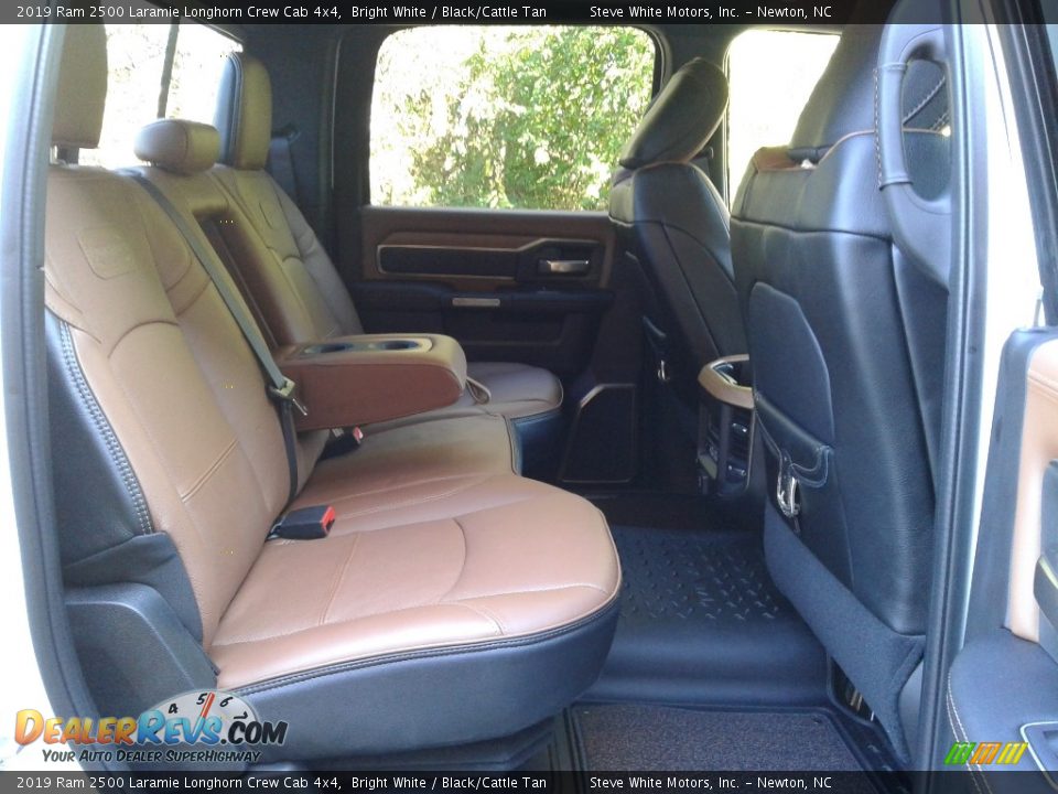 2019 Ram 2500 Laramie Longhorn Crew Cab 4x4 Bright White / Black/Cattle Tan Photo #13