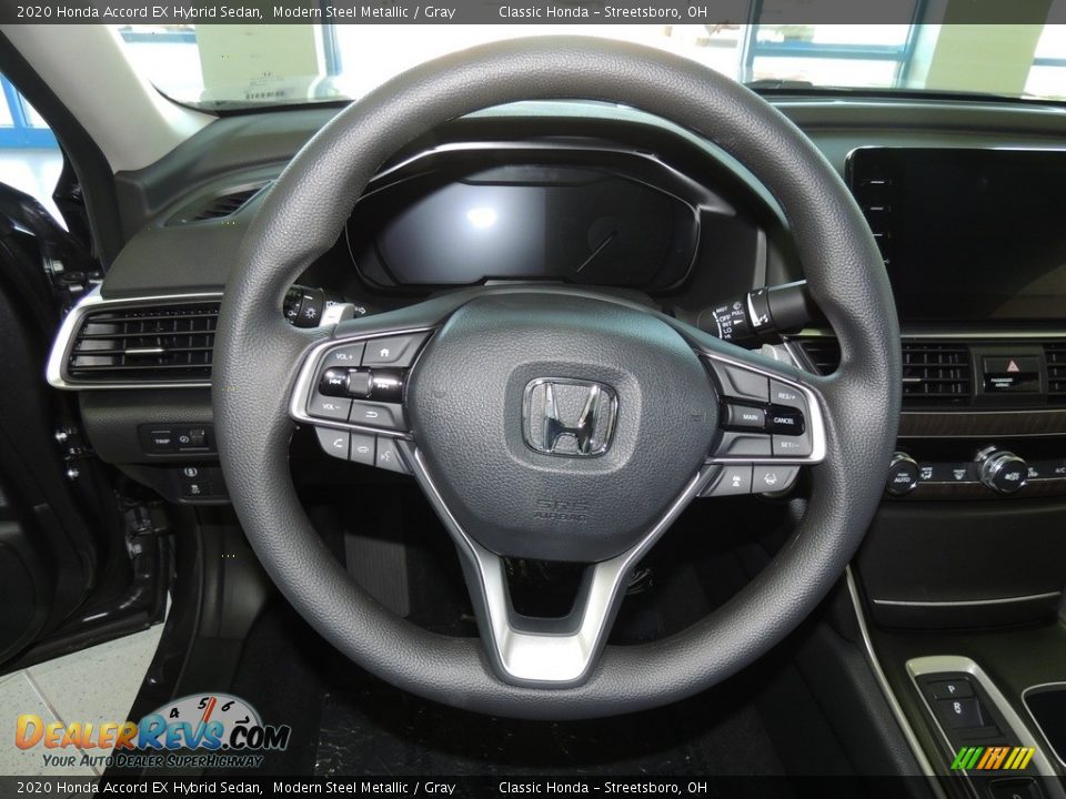 2020 Honda Accord EX Hybrid Sedan Modern Steel Metallic / Gray Photo #14