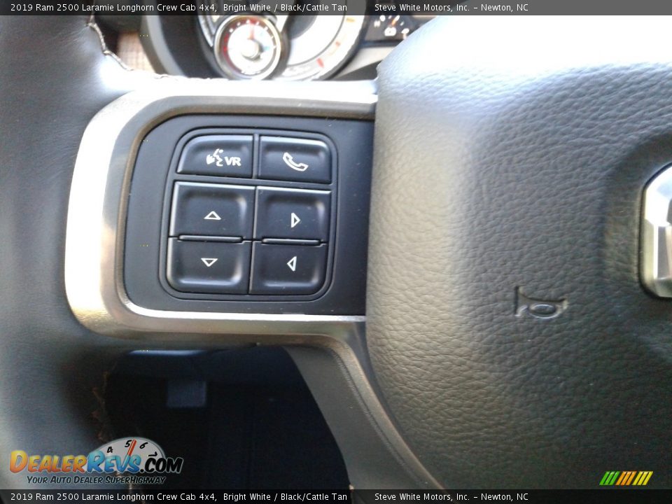 2019 Ram 2500 Laramie Longhorn Crew Cab 4x4 Steering Wheel Photo #16