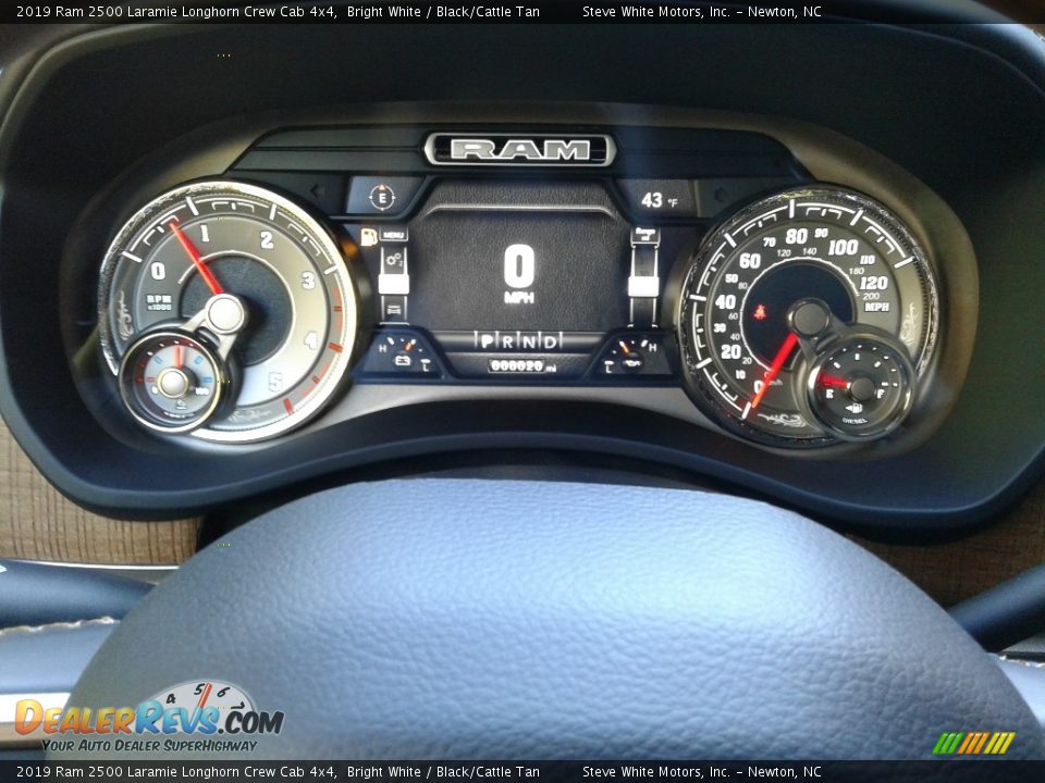 2019 Ram 2500 Laramie Longhorn Crew Cab 4x4 Gauges Photo #18