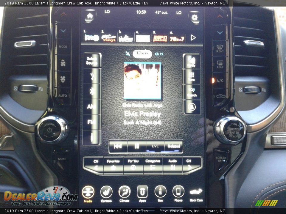 2019 Ram 2500 Laramie Longhorn Crew Cab 4x4 Bright White / Black/Cattle Tan Photo #20