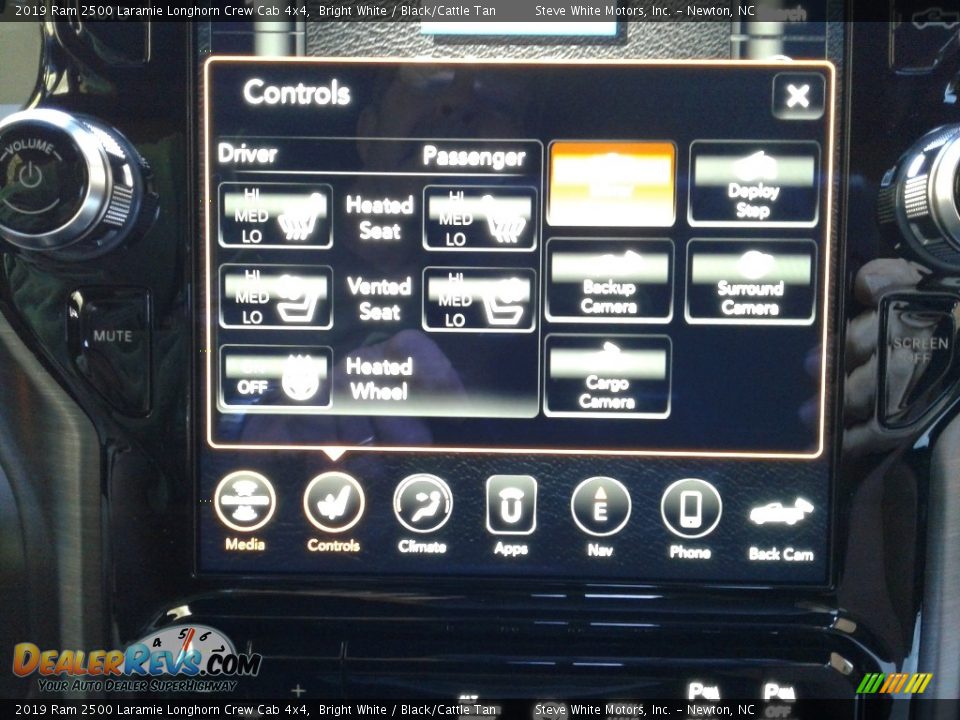 2019 Ram 2500 Laramie Longhorn Crew Cab 4x4 Bright White / Black/Cattle Tan Photo #22