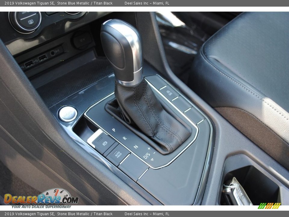 2019 Volkswagen Tiguan SE Stone Blue Metallic / Titan Black Photo #15