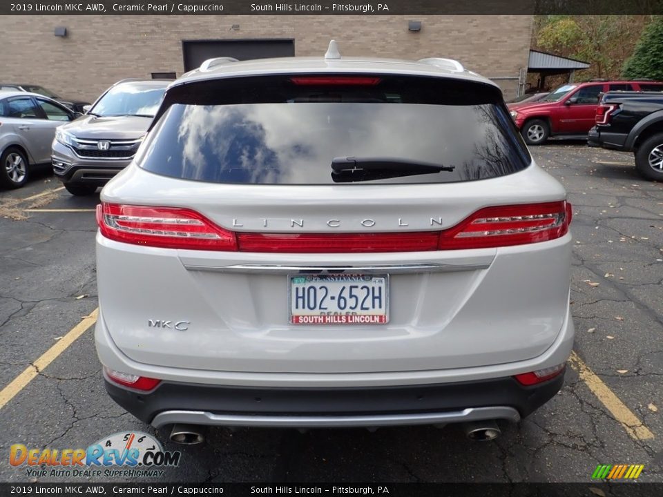 2019 Lincoln MKC AWD Ceramic Pearl / Cappuccino Photo #3