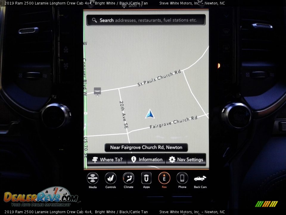 Navigation of 2019 Ram 2500 Laramie Longhorn Crew Cab 4x4 Photo #24