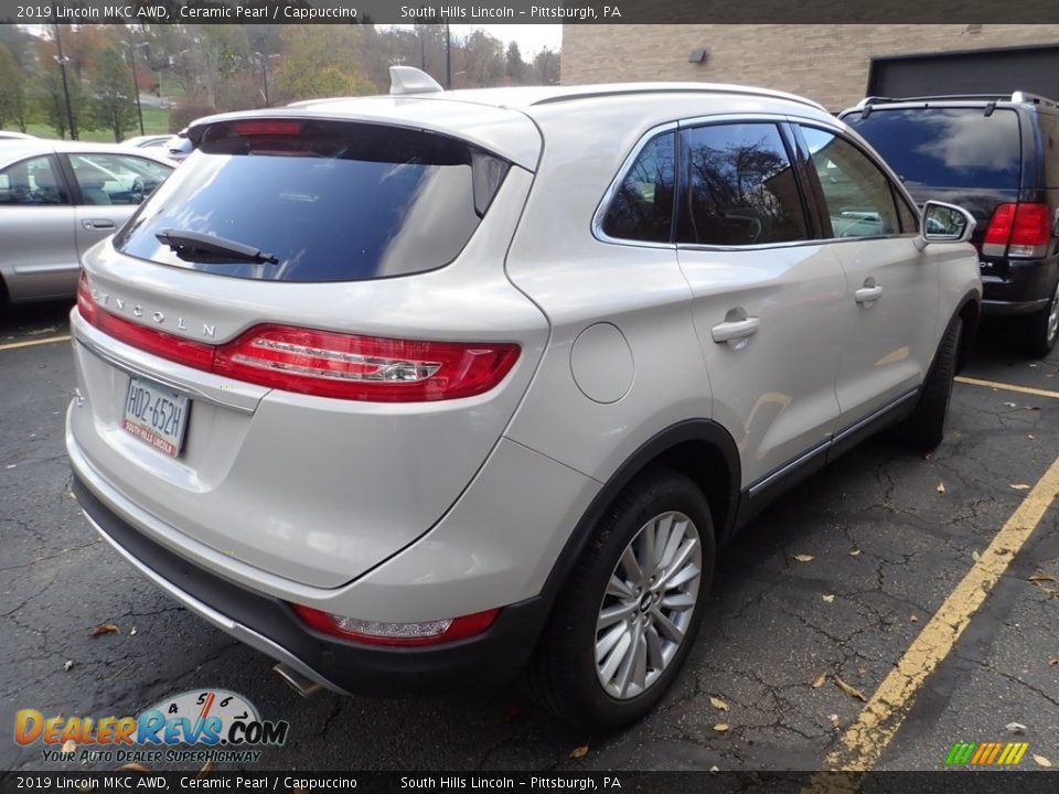 2019 Lincoln MKC AWD Ceramic Pearl / Cappuccino Photo #4