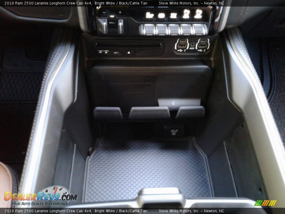 2019 Ram 2500 Laramie Longhorn Crew Cab 4x4 Bright White / Black/Cattle Tan Photo #30
