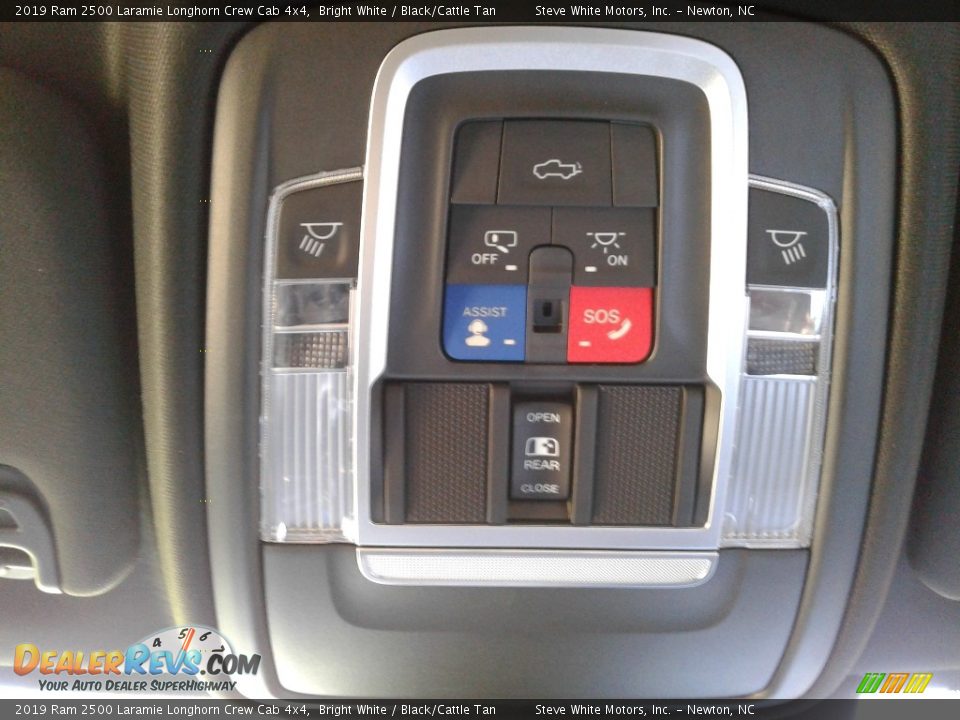 2019 Ram 2500 Laramie Longhorn Crew Cab 4x4 Bright White / Black/Cattle Tan Photo #31