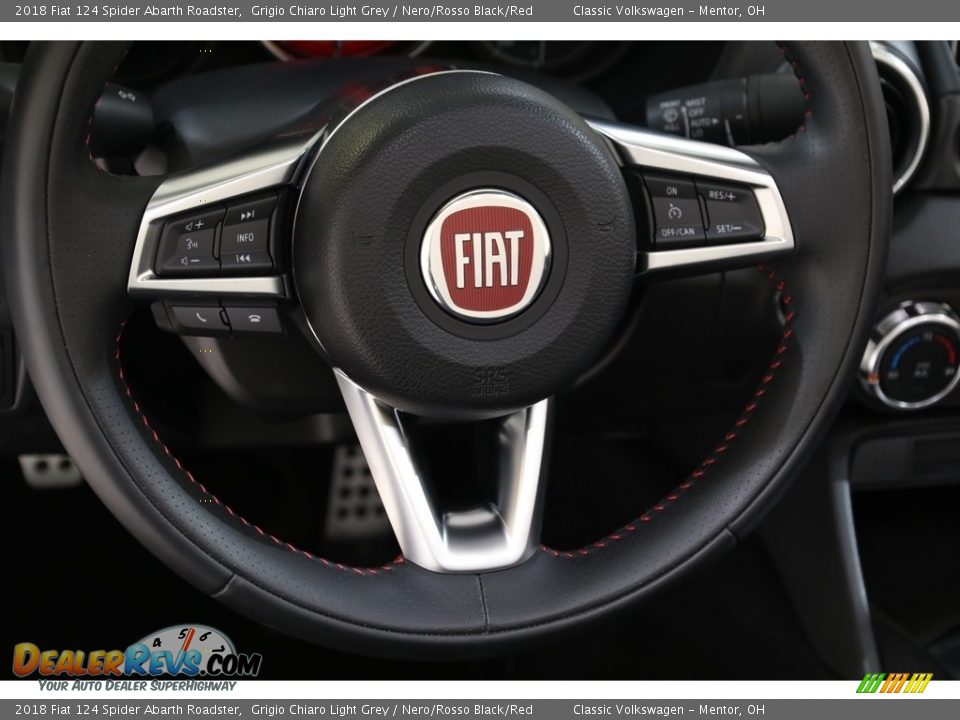 2018 Fiat 124 Spider Abarth Roadster Steering Wheel Photo #8