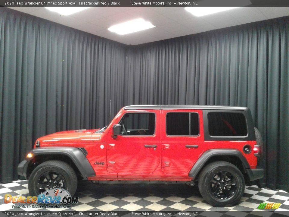 2020 Jeep Wrangler Unlimited Sport 4x4 Firecracker Red / Black Photo #1