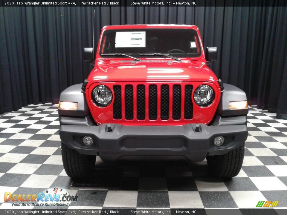 2020 Jeep Wrangler Unlimited Sport 4x4 Firecracker Red / Black Photo #3