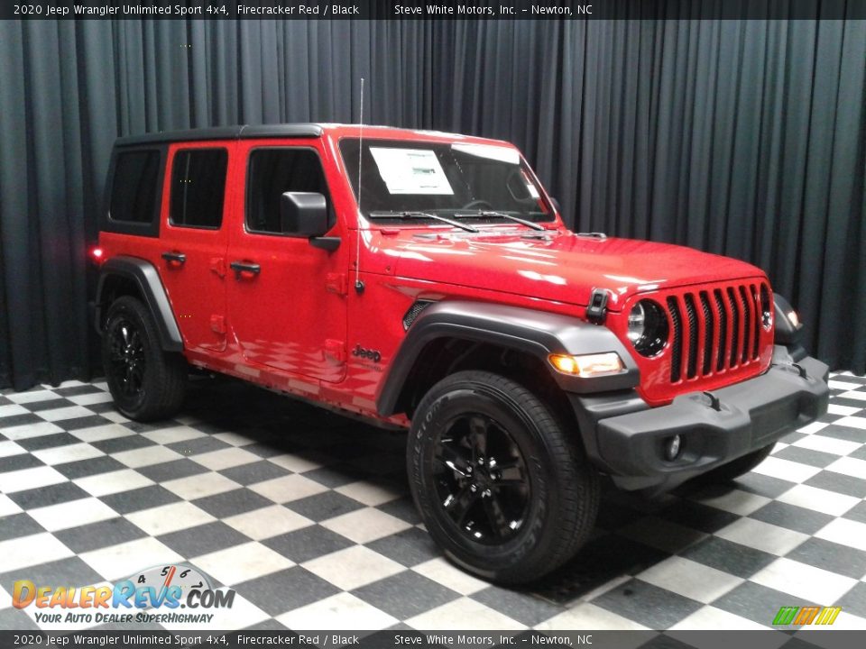 2020 Jeep Wrangler Unlimited Sport 4x4 Firecracker Red / Black Photo #4