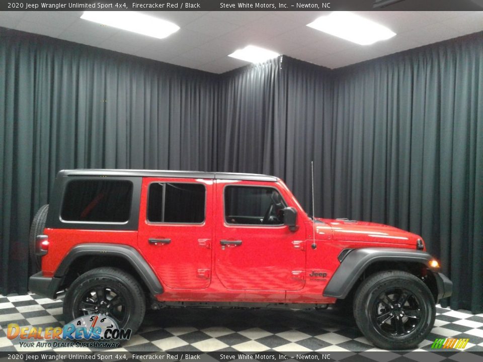 2020 Jeep Wrangler Unlimited Sport 4x4 Firecracker Red / Black Photo #5