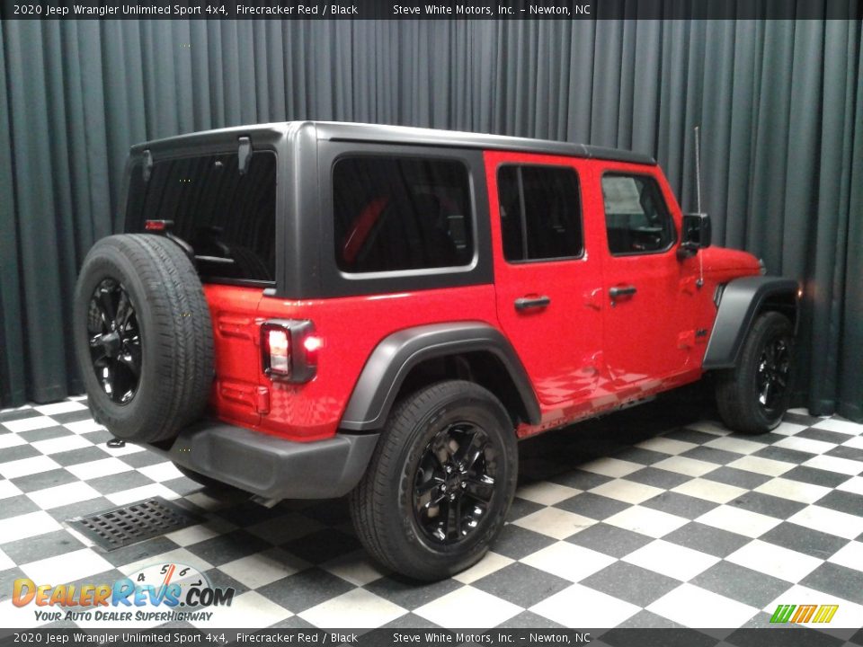 2020 Jeep Wrangler Unlimited Sport 4x4 Firecracker Red / Black Photo #6