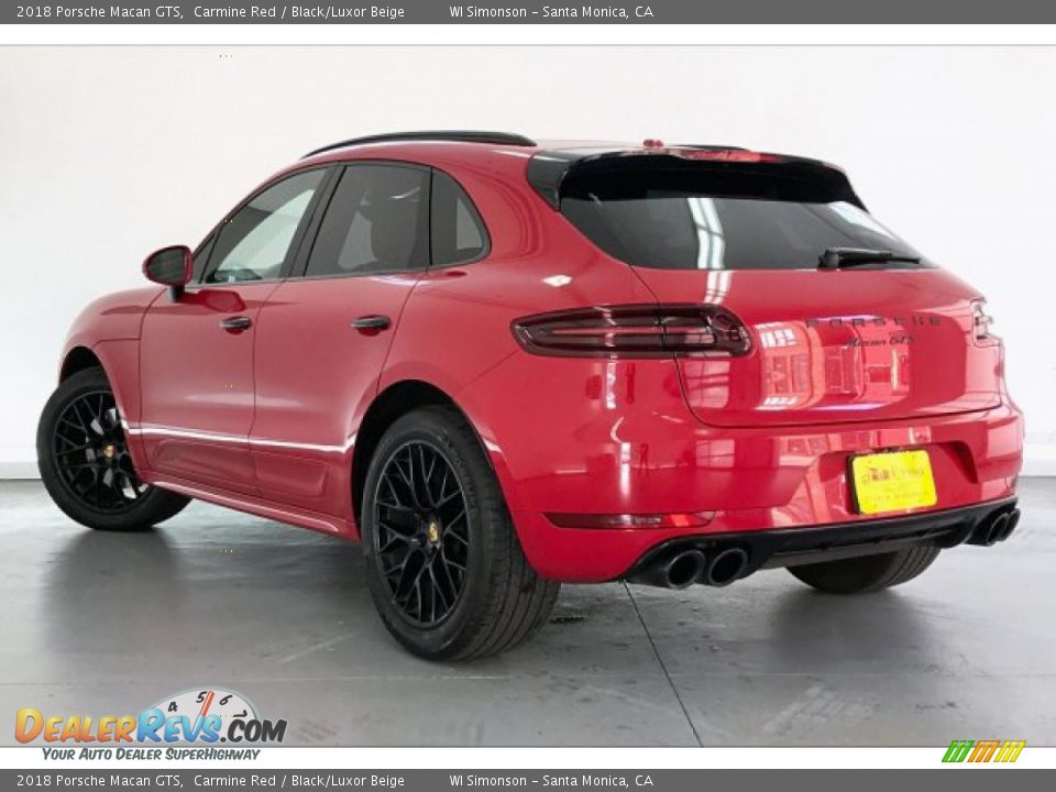 2018 Porsche Macan GTS Carmine Red / Black/Luxor Beige Photo #10