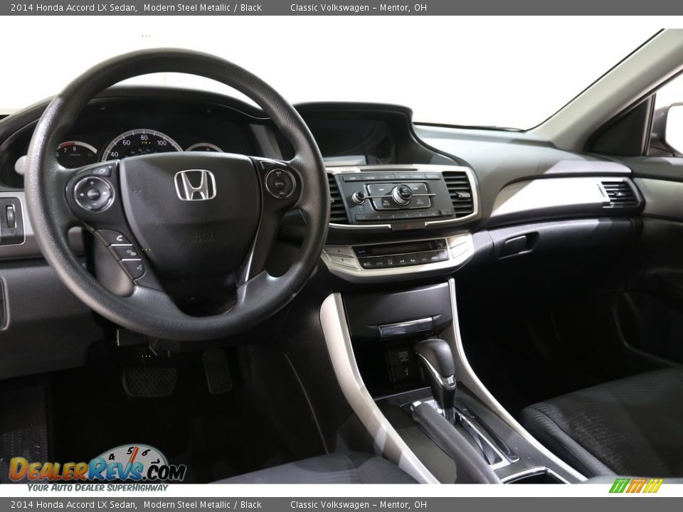 2014 Honda Accord LX Sedan Modern Steel Metallic / Black Photo #7