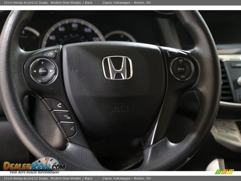 2014 Honda Accord LX Sedan Modern Steel Metallic / Black Photo #8